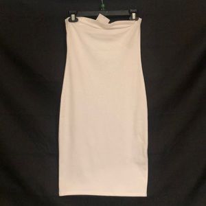 white tube dress (Forever 21)